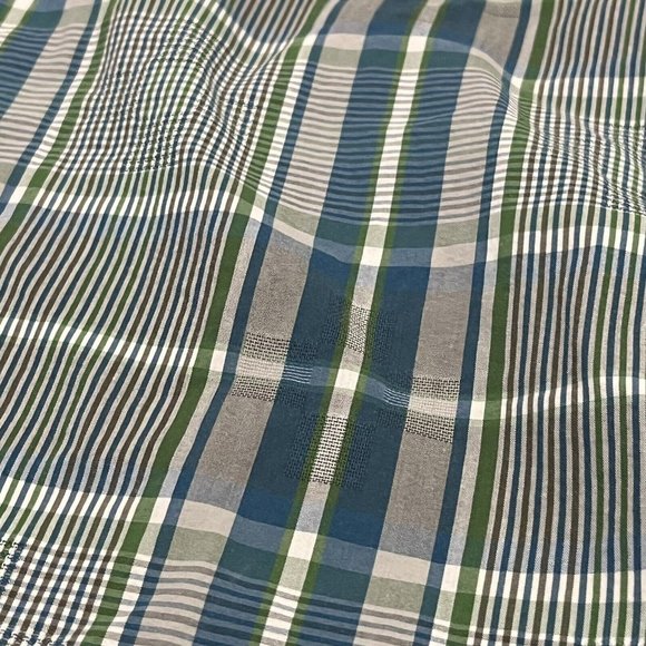 Woolrich Shirt Mens Large Button Down Plaid Lightweight - Picture 5 of 7